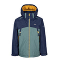 Spruce Green - Front - Trespass Childrens-Kids Discover Contrast Zip Jacket