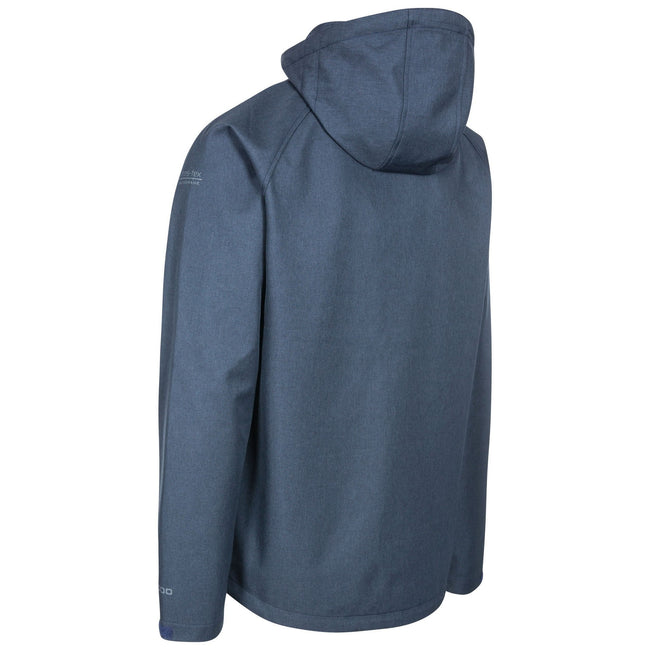 Navy - Back - Trespass Mens Hagneck Soft Shell Jacket