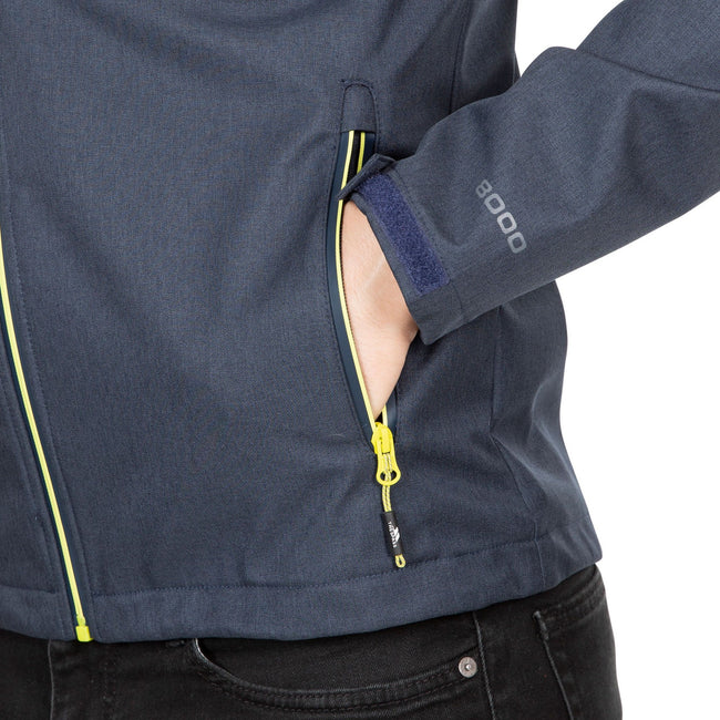 Navy - Lifestyle - Trespass Mens Hagneck Soft Shell Jacket