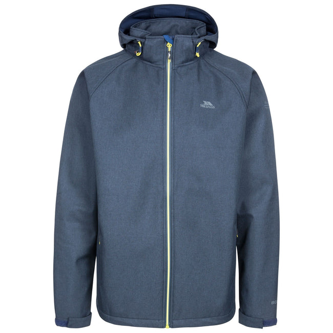 Navy - Front - Trespass Mens Hagneck Soft Shell Jacket