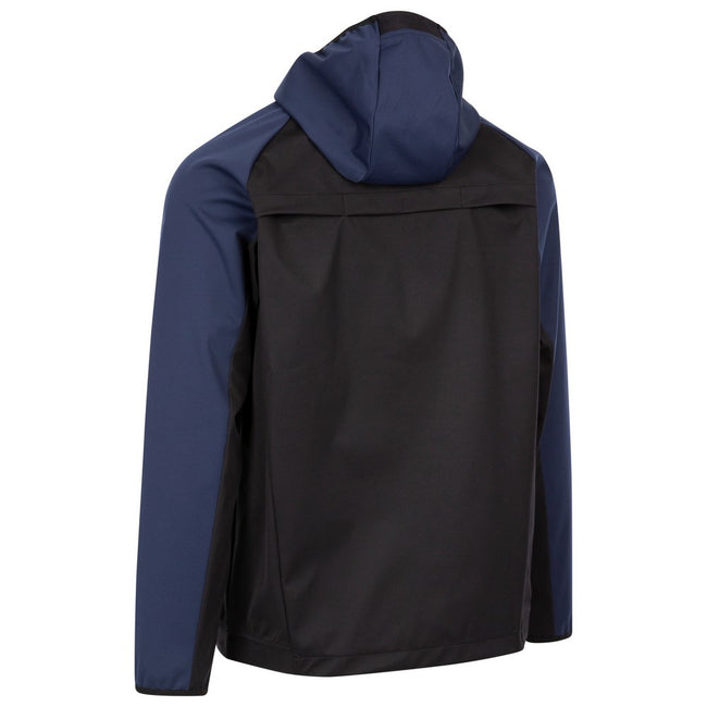 Black - Back - Trespass Mens Furst Active Soft Shell Jacket