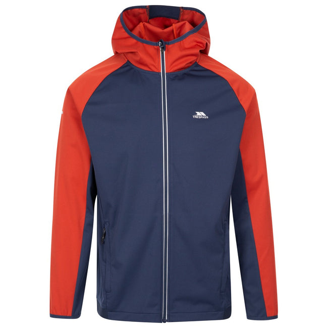 Navy - Front - Trespass Mens Furst Active Soft Shell Jacket
