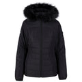 Black - Front - Trespass Womens-Ladies Translate Padded Jacket