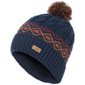 Navy - Back - Trespass Mens Tav Fleece Lined Beanie