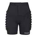 Black - Back - Trespass Mens Impact Padded Impact Shorts