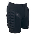 Black - Front - Trespass Mens Impact Padded Impact Shorts