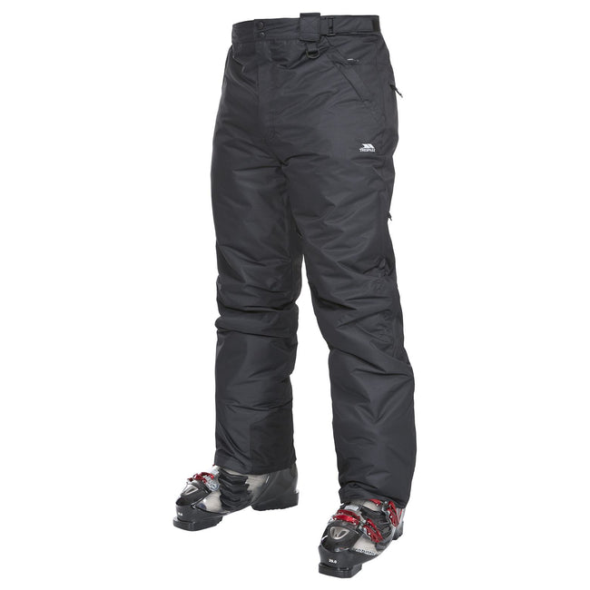 Black - Front - Trespass Mens Bezzy Ski Pants