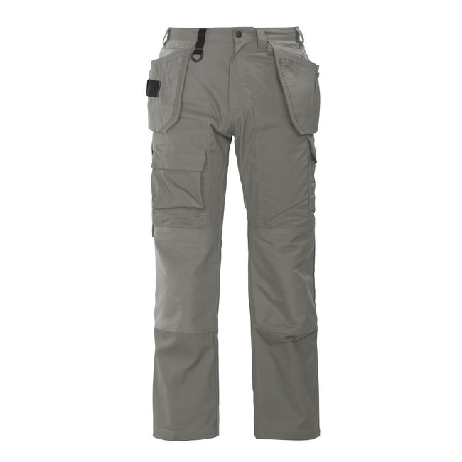 Stone - Front - Projob Mens Cargo Pants