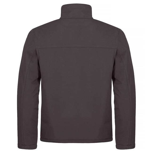 Dark Grey - Back - Clique Mens Padded Soft Shell Jacket
