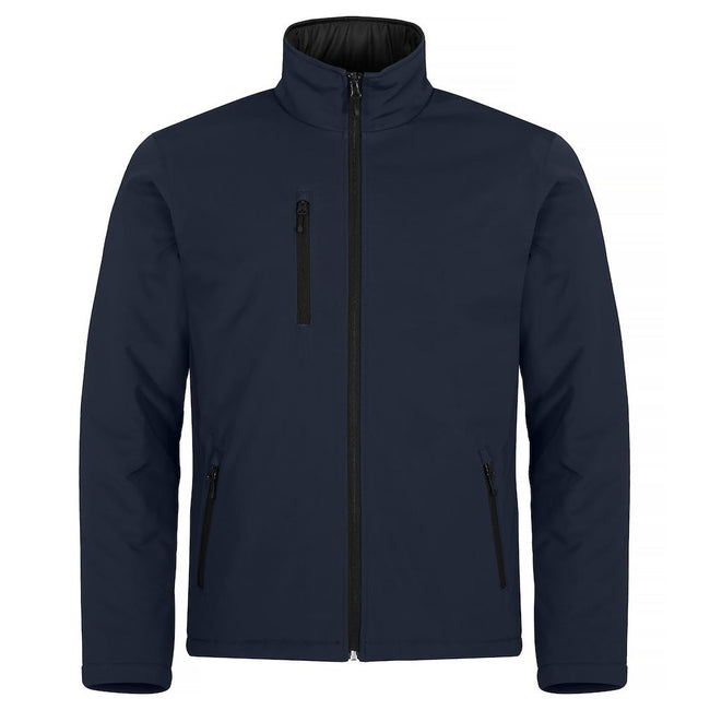 Dark Navy - Front - Clique Mens Padded Soft Shell Jacket