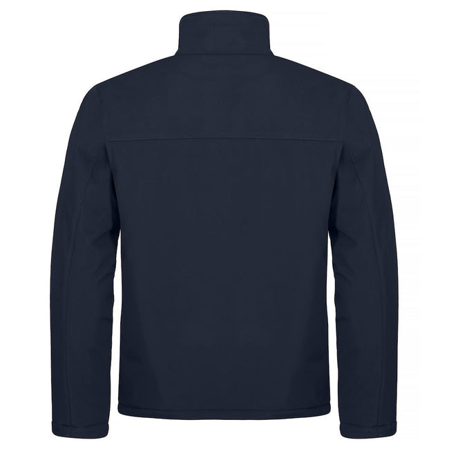 Dark Navy - Back - Clique Mens Padded Soft Shell Jacket