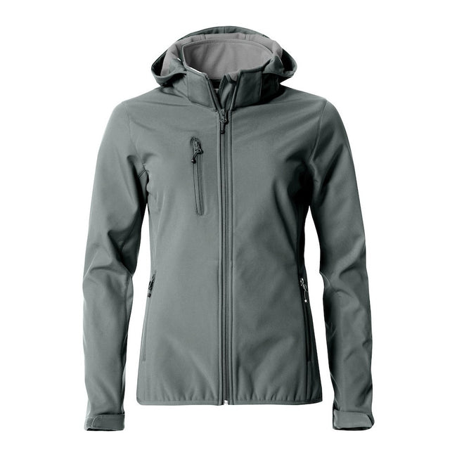 Pistol - Front - Clique Womens-Ladies Plain Soft Shell Jacket