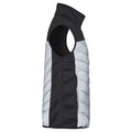 White-Black - Side - Clique Mens Utah Reflective Vest