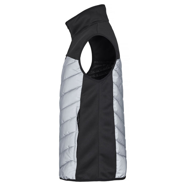 White-Black - Lifestyle - Clique Mens Utah Reflective Vest