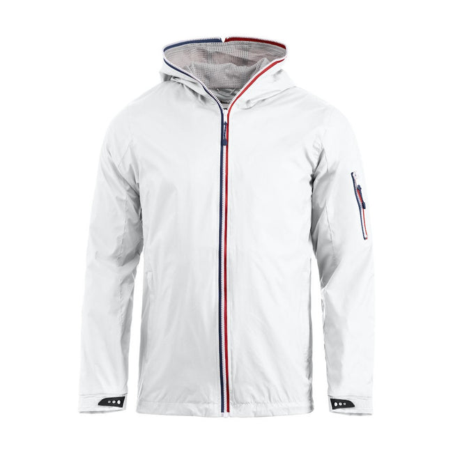 White - Front - Clique Mens Seabrook Hooded Jacket