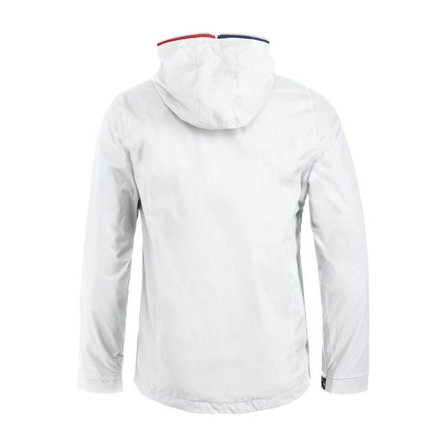 White - Back - Clique Mens Seabrook Hooded Jacket