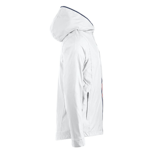 White - Side - Clique Mens Seabrook Hooded Jacket