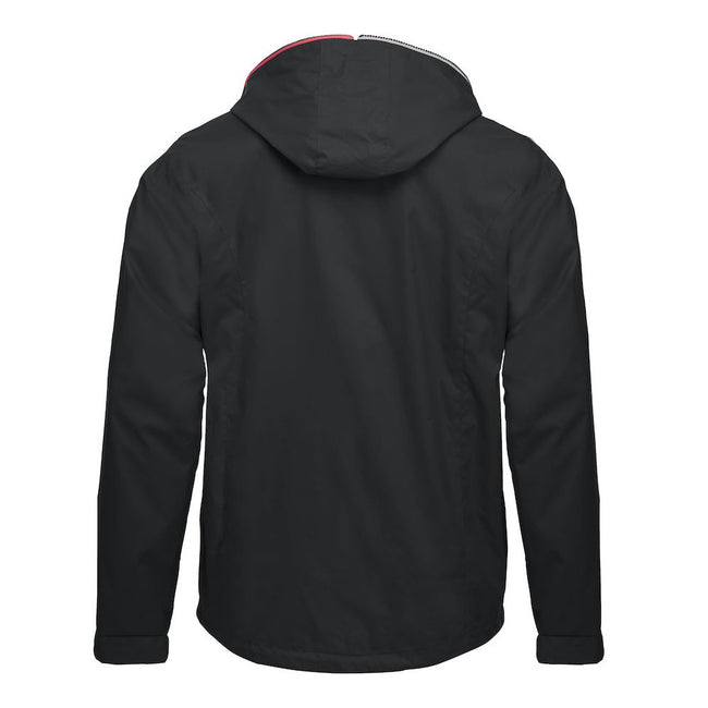 Black - Back - Clique Mens Seabrook Hooded Jacket
