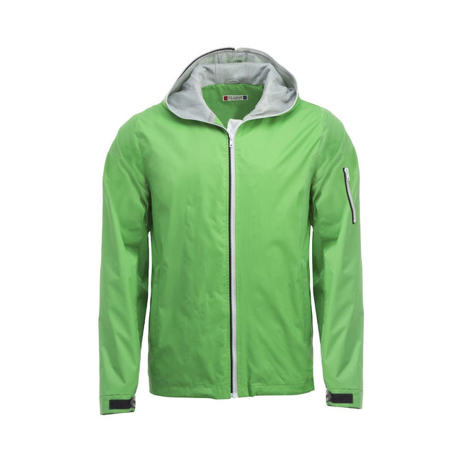 Apple Green - Front - Clique Mens Seabrook Hooded Jacket