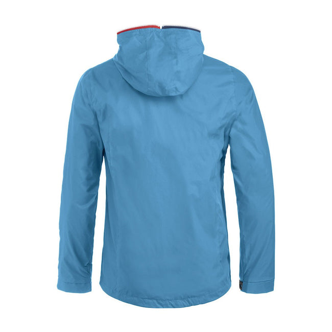 Sky Blue - Back - Clique Mens Seabrook Hooded Jacket