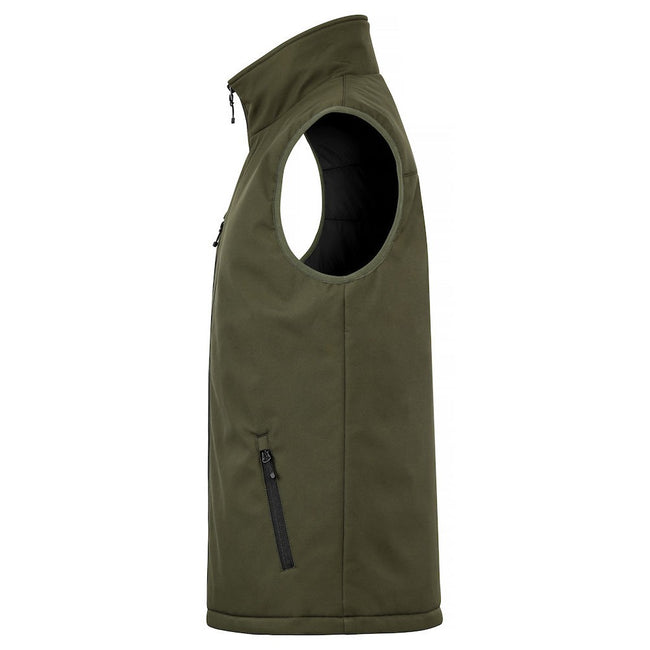 Fog Green - Lifestyle - Clique Mens Softshell Padded Vest