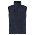Dark Navy - Front - Clique Mens Softshell Padded Vest