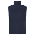 Dark Navy - Back - Clique Mens Softshell Padded Vest