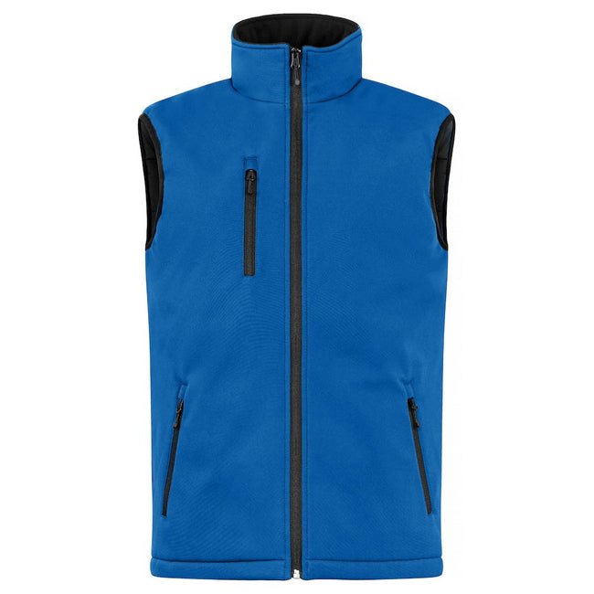 Royal Blue - Front - Clique Mens Softshell Padded Vest