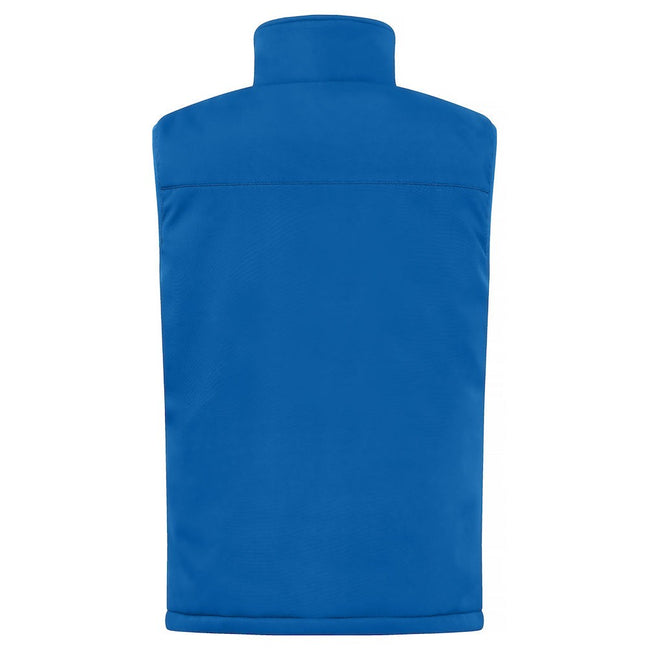 Royal Blue - Back - Clique Mens Softshell Padded Vest