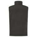 Dark Grey - Back - Clique Mens Softshell Padded Vest