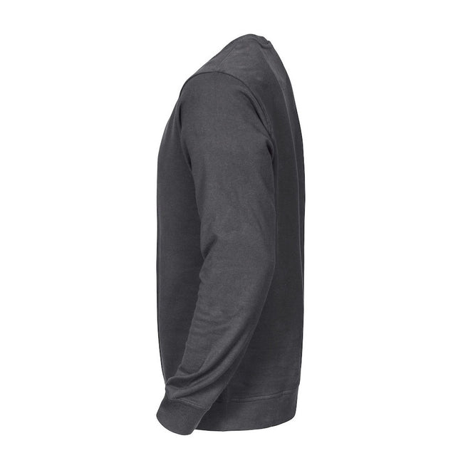 Gray - Lifestyle - Projob Mens Round Neck Sweatshirt