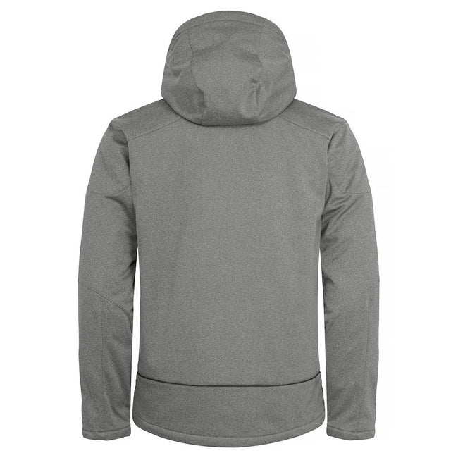Anthracite Melange - Back - Clique Mens Grayland Padded Jacket