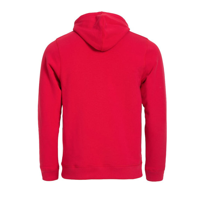 Red - Back - Clique Mens Classic Hoodie