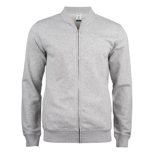 Gray Melange - Front - Clique Mens Premium OC Jacket