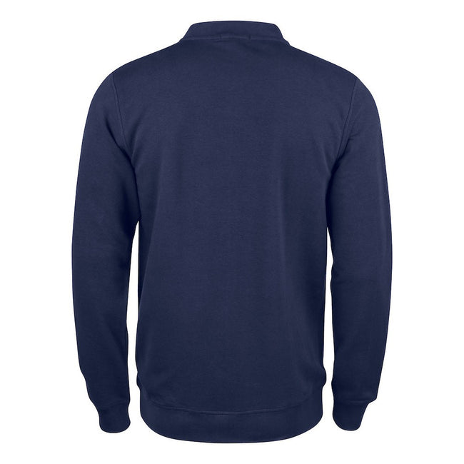 Dark Navy - Back - Clique Mens Premium OC Jacket