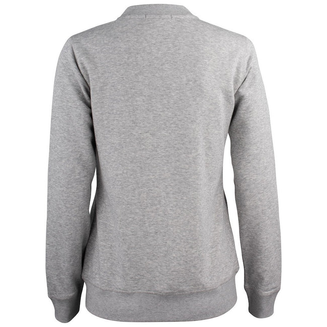 Gray Melange - Back - Clique Womens-Ladies Premium Jacket