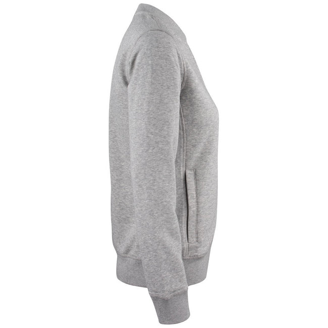 Gray Melange - Side - Clique Womens-Ladies Premium Jacket