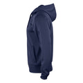 Dark Navy - Lifestyle - Clique Mens Basic Active Full Zip Hoodie