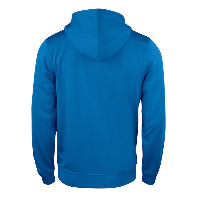 Royal Blue - Back - Clique Mens Basic Active Full Zip Hoodie