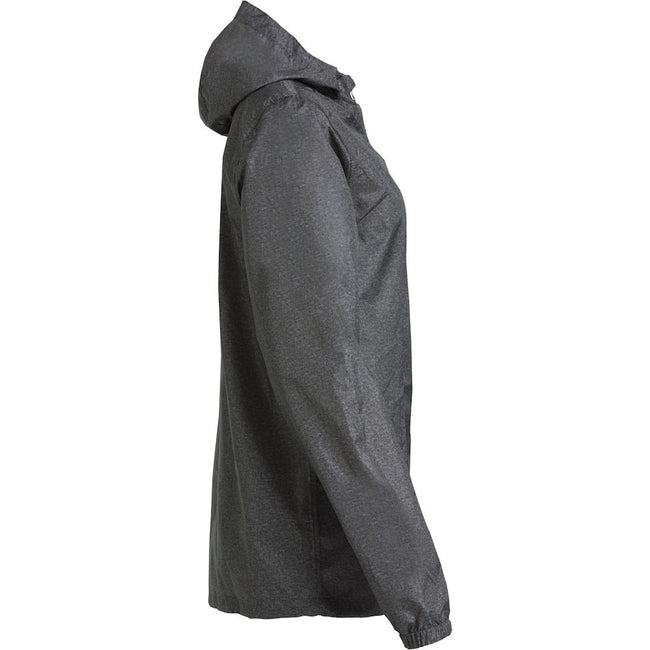 Anthracite Melange - Side - Clique Unisex Adult Plain Jacket