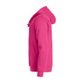 Bright Cerise - Side - Clique Childrens-Kids Basic Hoodie