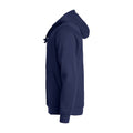 Dark Navy - Side - Clique Childrens-Kids Basic Hoodie