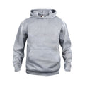Grey Melange - Front - Clique Childrens-Kids Basic Hoodie