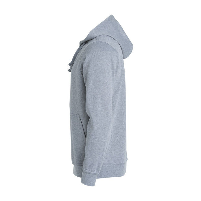 Grey Melange - Side - Clique Childrens-Kids Basic Hoodie