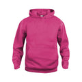 Bright Cerise - Front - Clique Childrens-Kids Basic Hoodie