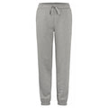 Grey Melange - Front - Clique Childrens-Kids Basic Active Sweatpants