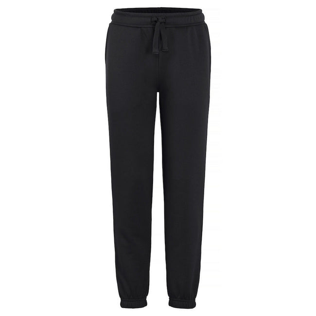 Black - Front - Clique Childrens-Kids Basic Active Sweatpants