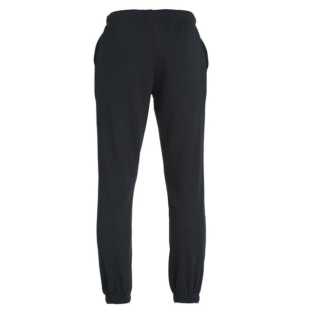 Black - Back - Clique Childrens-Kids Plain Sweatpants