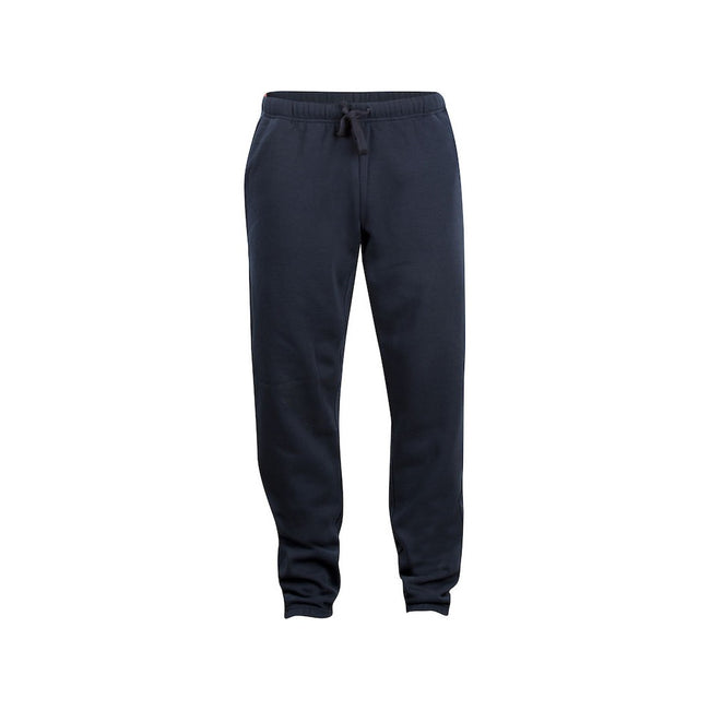 Dark Navy - Front - Clique Childrens-Kids Plain Sweatpants