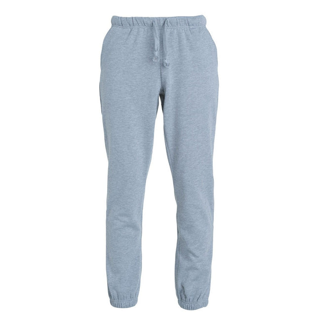Gray Melange - Front - Clique Childrens-Kids Plain Sweatpants